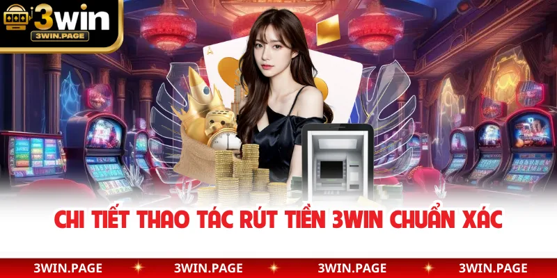 Chi tiết thao tác rút tiền 3WIN chuẩn xác