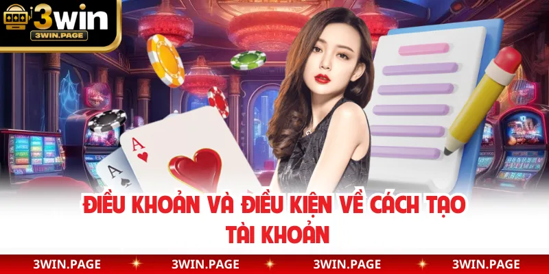 Điều khoản và điều kiện về cách tạo tài khoản